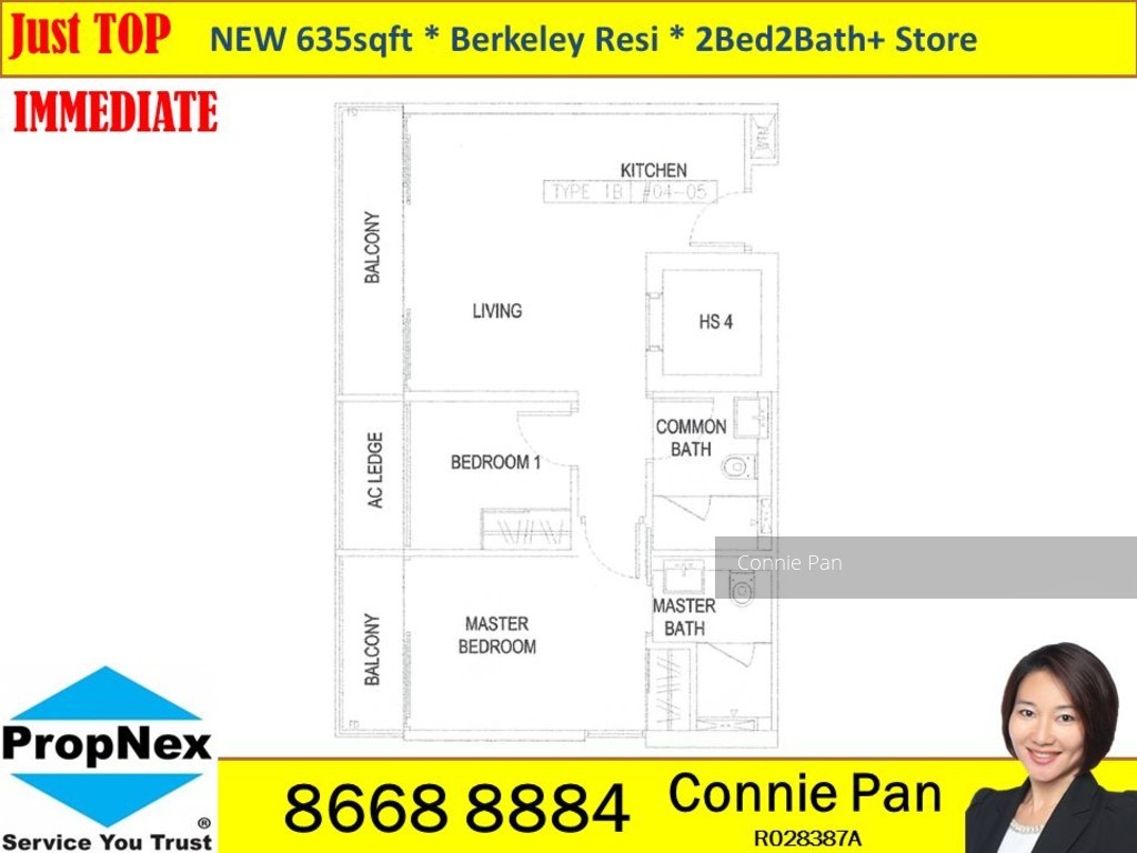 Berkeley Residences (D15), Apartment #110315012